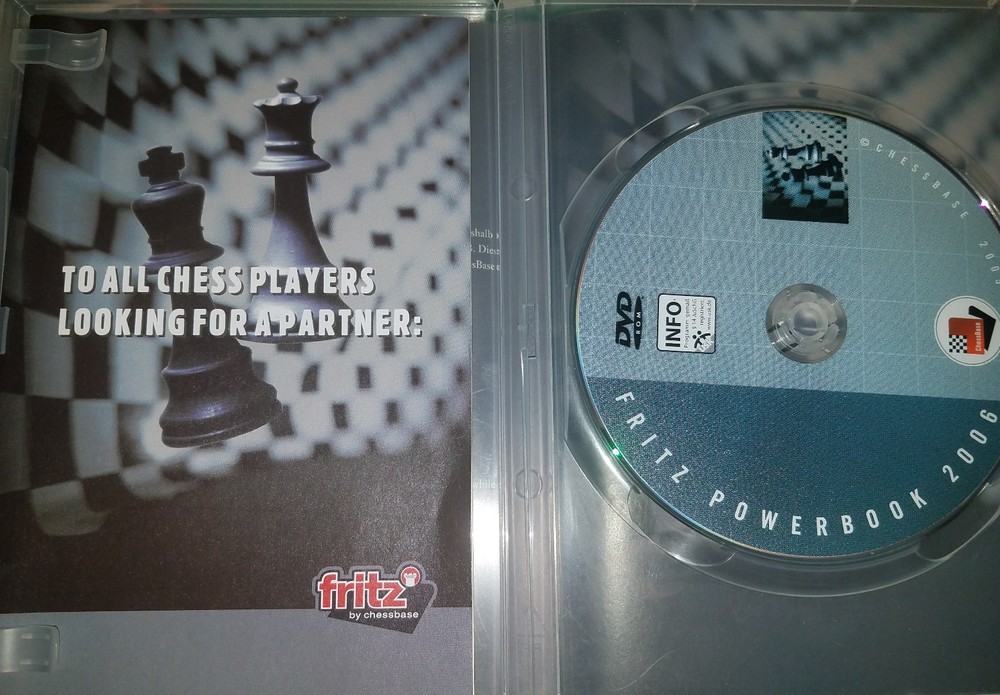 Fritz Powerbook 2006 ChessBase [Chess PC DVD-ROM]