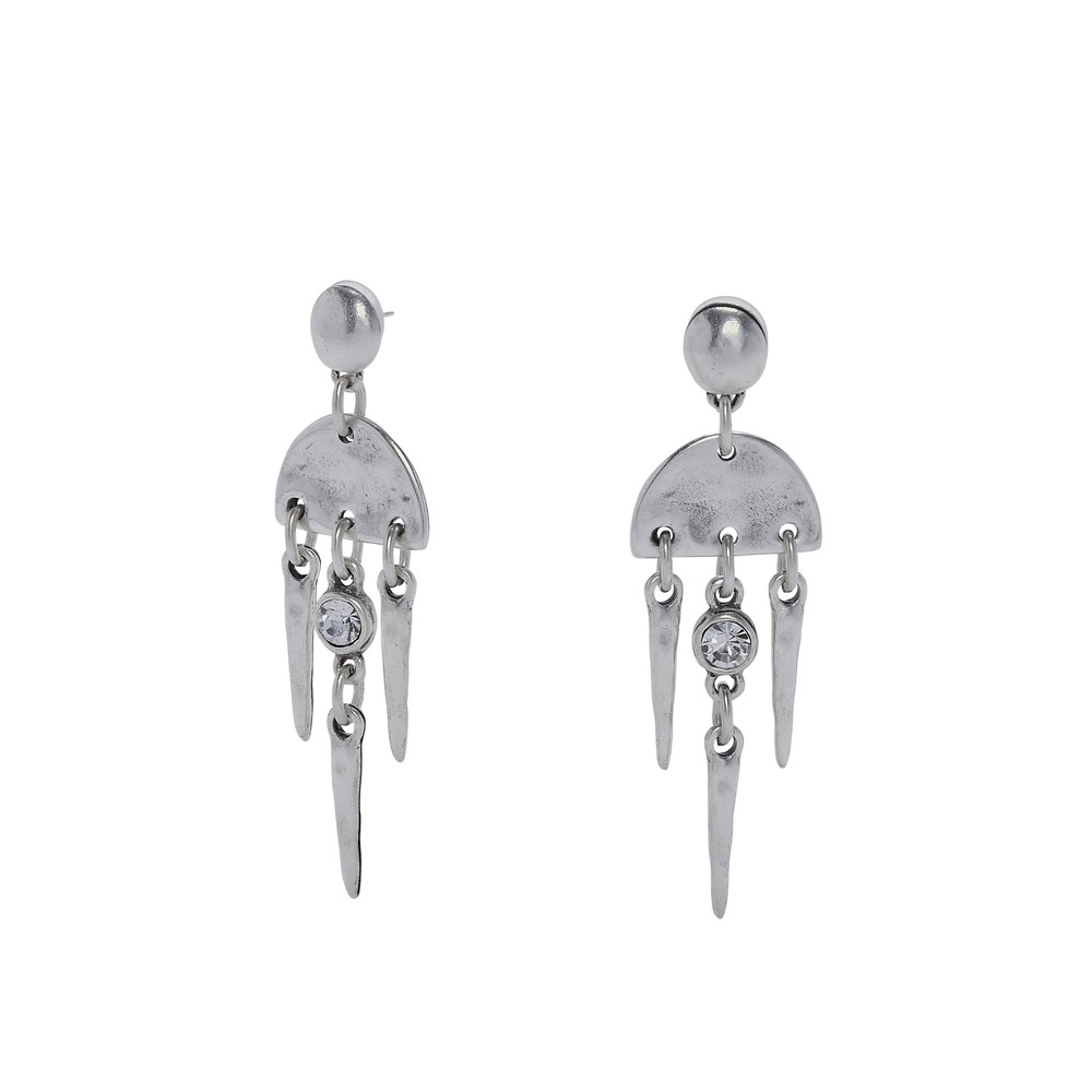Handmade Pewter Earrings - 1835