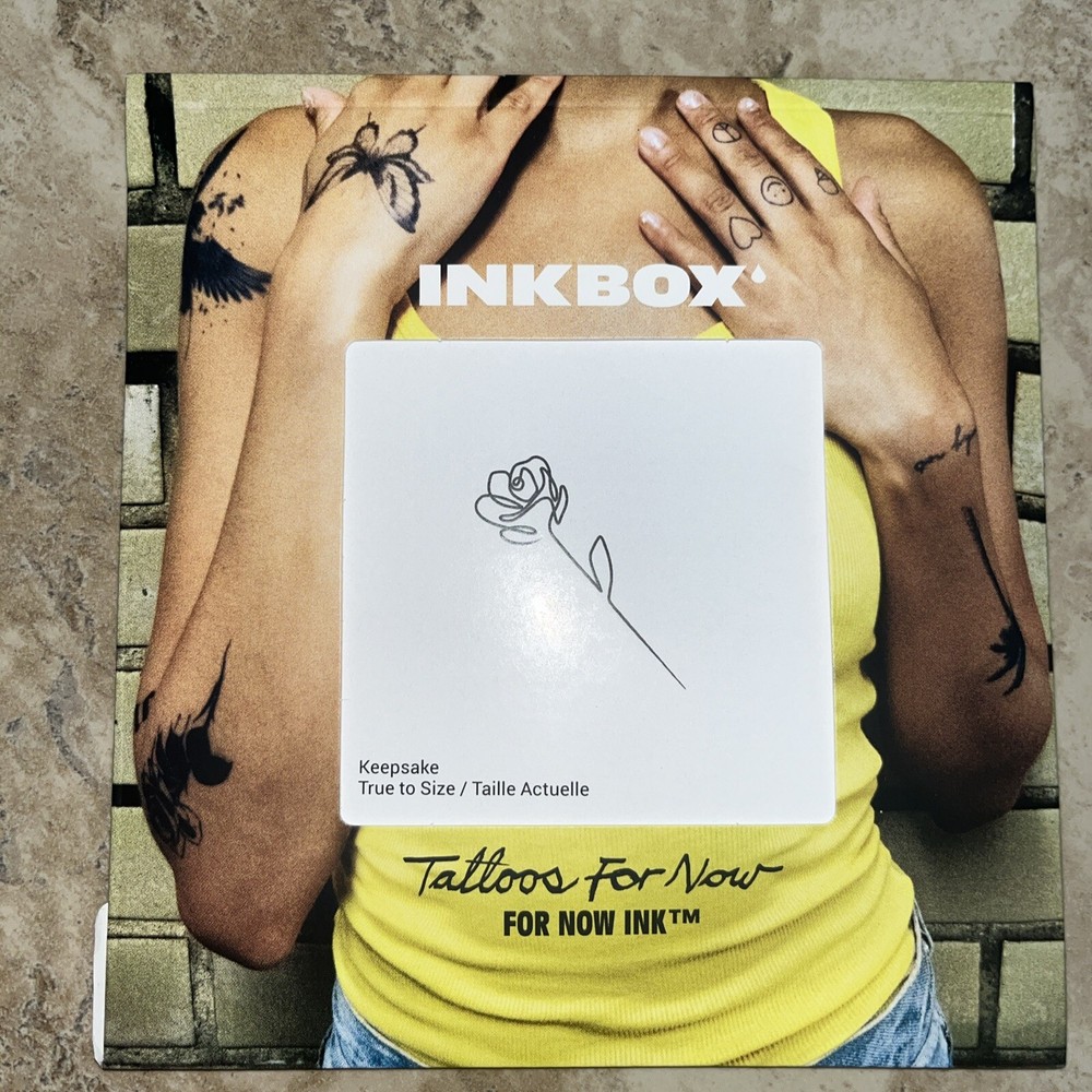Inkbox Keepsake Flower Temporary Tattoo (B)