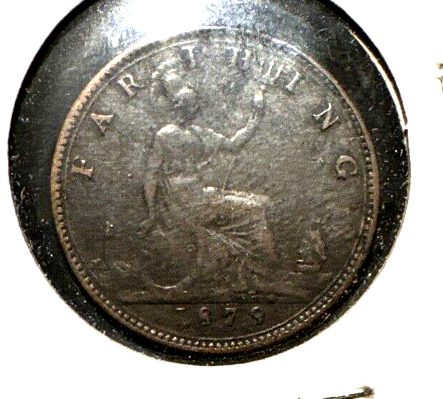 Great Britain 1879 farthing KM 753 VF