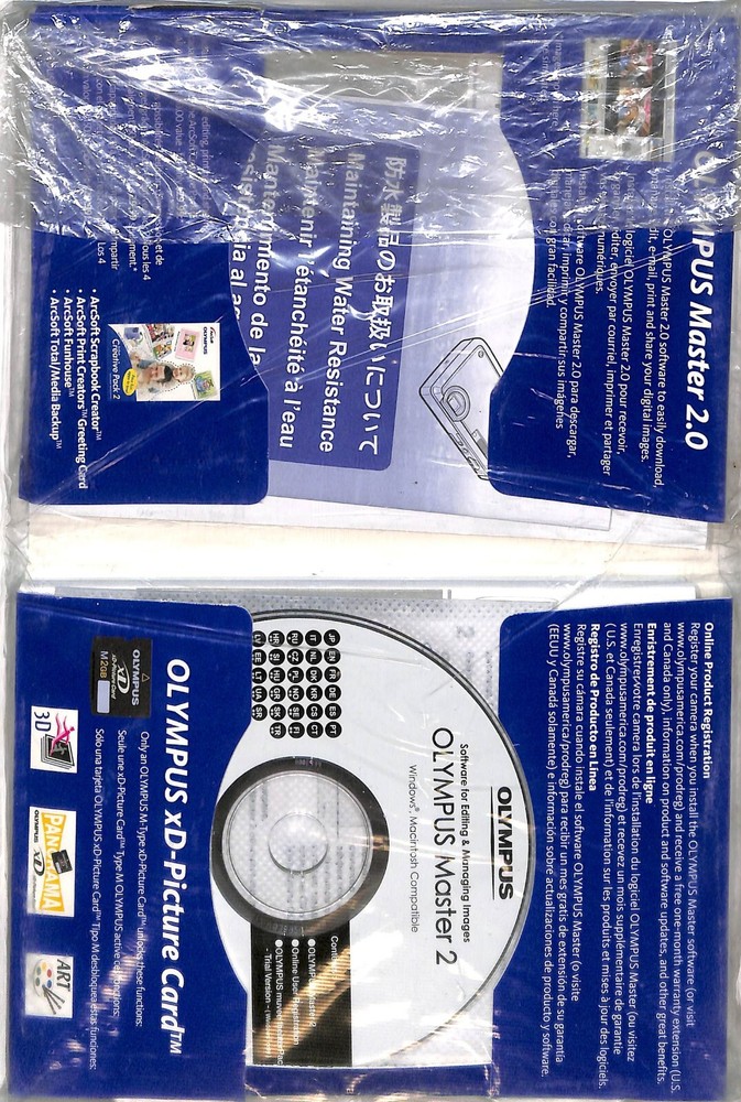 Olympus Master 2.0 Get Started User's Kit Manual+Software for Photo Camera
