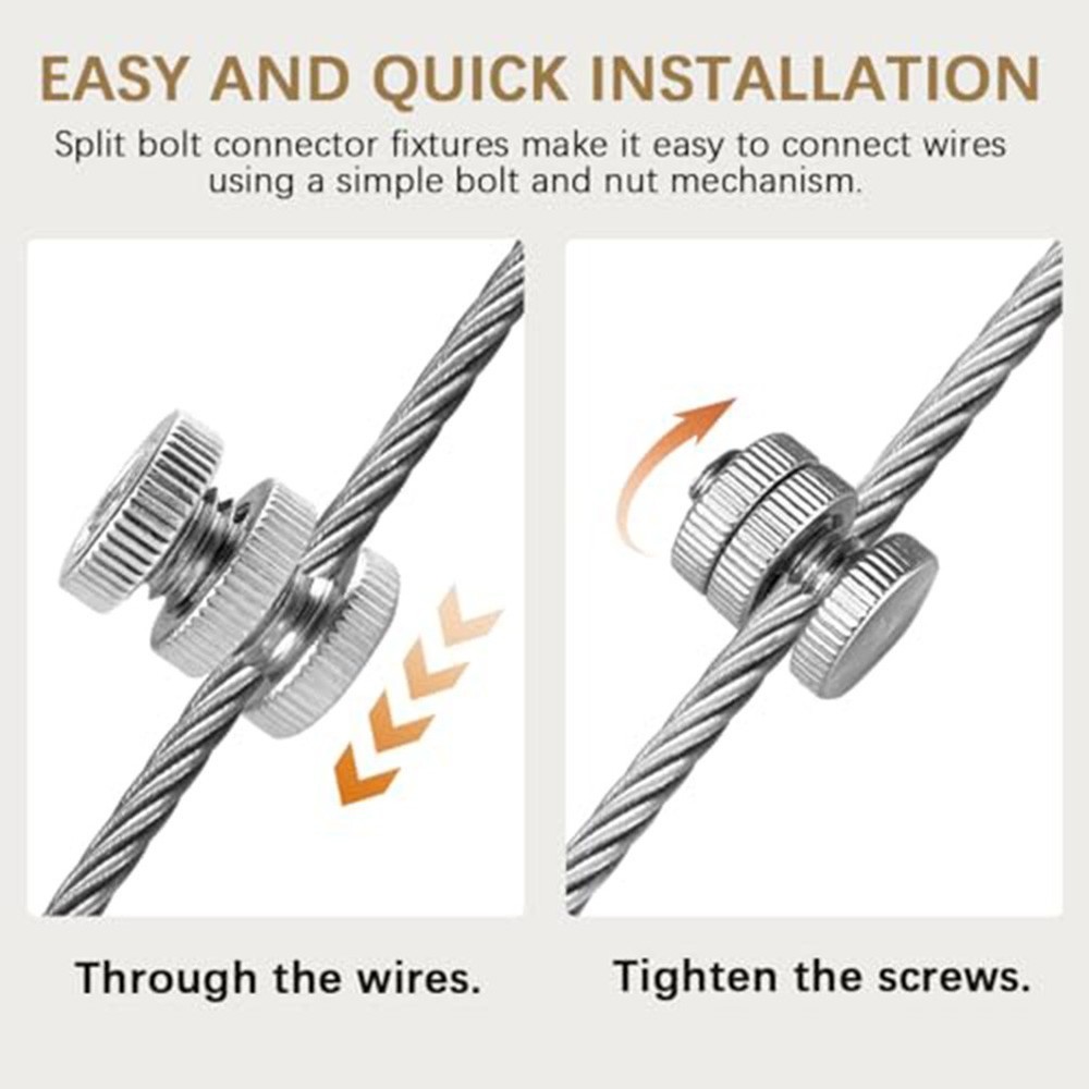 Simplify Your Installation Process 24pcs Split Bolt Joint Clip Connectors