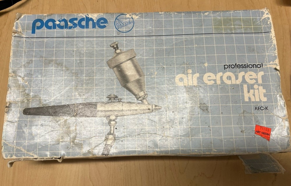 Paasche AEC-K Airbrush Eraser Kit Etching Tool Mini Sandblaster