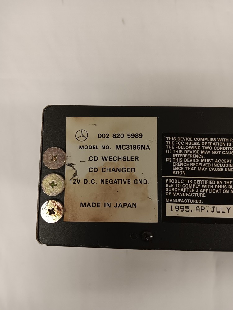 MC3196NA *Read Description* MERCEDES CD CHANGER PLAYER