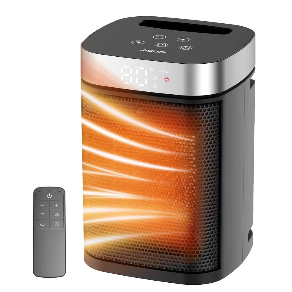 Space Heater, Portable Indoor Heater with Three Heating Modes, Remote Control...