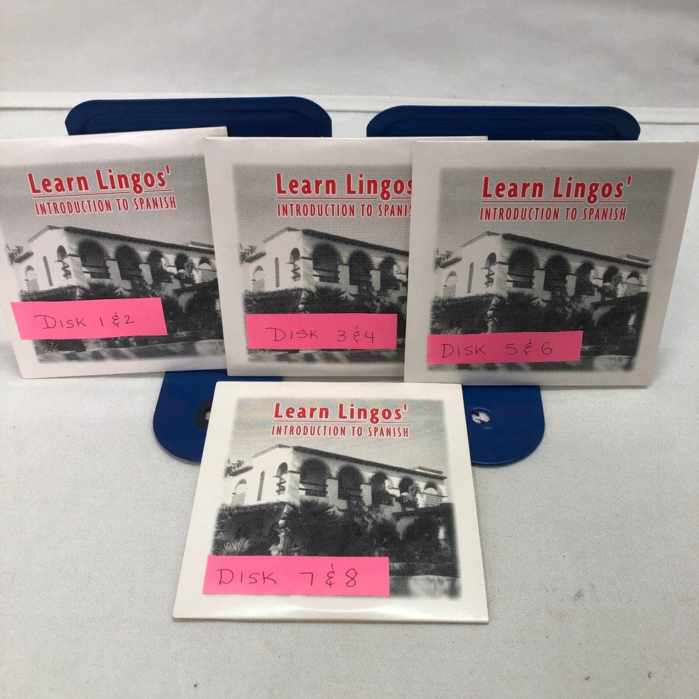 LEARN LINGOS  INTRODUCTION TO SPANISH 8 DISC SET 2003