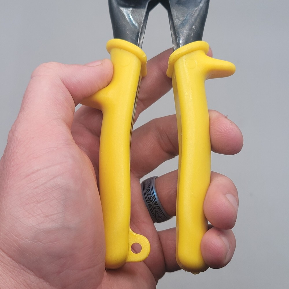 MIDWEST AVIATION TIN SNIPS SHEARS 2 PC SET EXCELLENT CONDITION