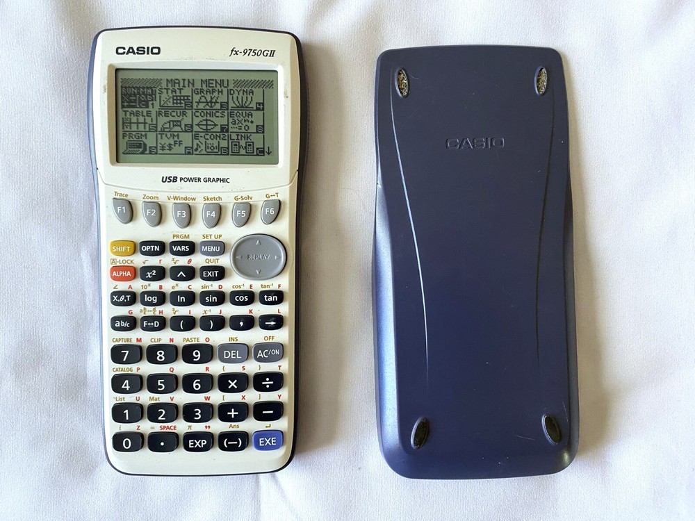Casio fx-9750GII USB Power Graphing Calculator - Tested and Working