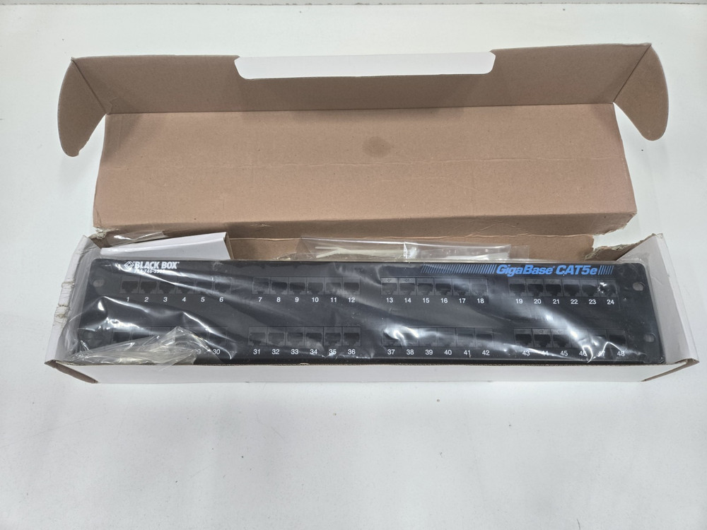 Black Box 48 Port GigaBase CAT5e Patch Panel JPM906A-R5