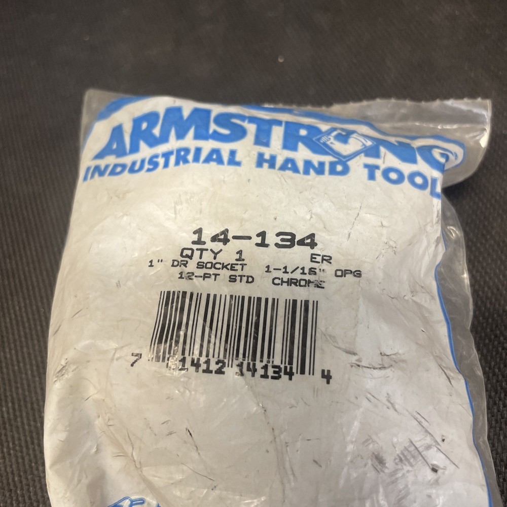 Armstrong 14-134 1" Drive  1- 1/16" Socket 12pt