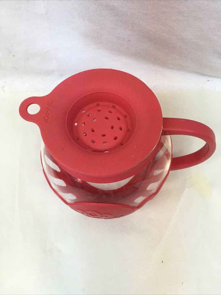 “Tasty” 1.5qt. Microwave Mini-pop Popcorn Maker - Red