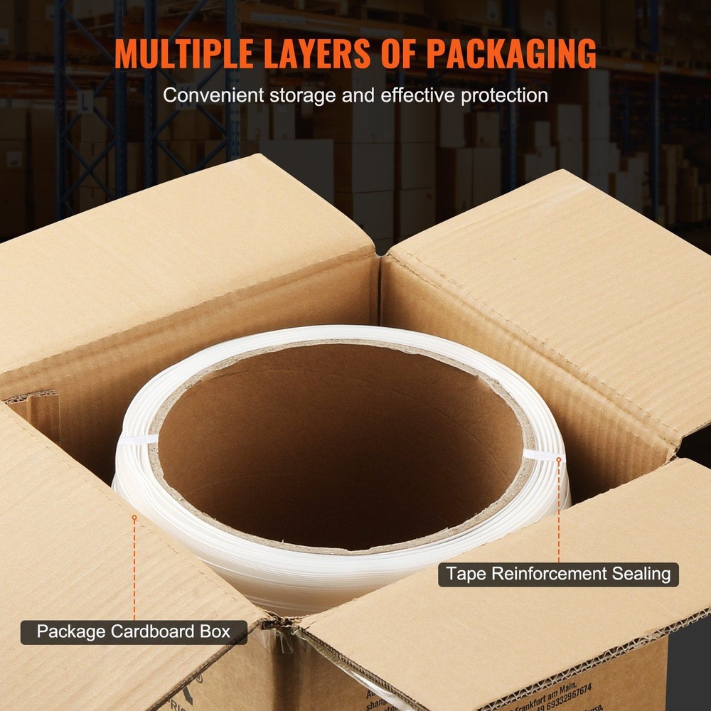 Durable Composite Woven Strapping 660ft 880lb Load Compact Storage Roll