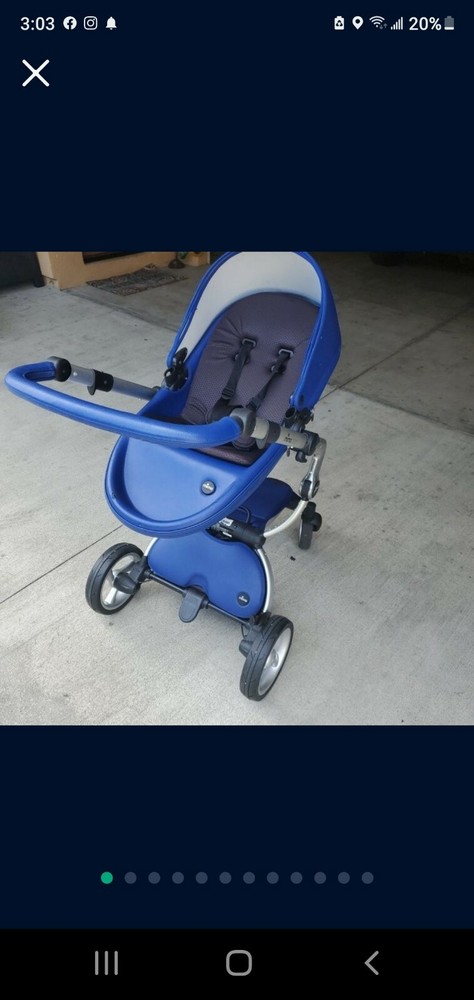 Mima Xari Royal Blue Black Chassis & Starter Pack