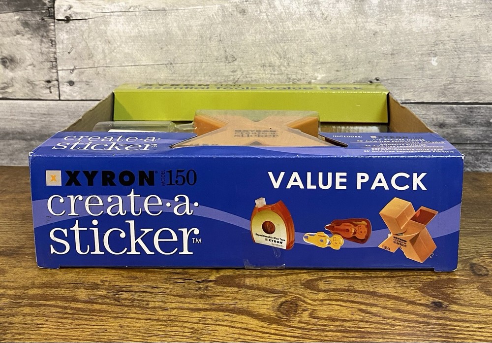 XYRON 150 CREATE A STICKER Essential Tools Value Pack Adhessive Runner Glue Tape