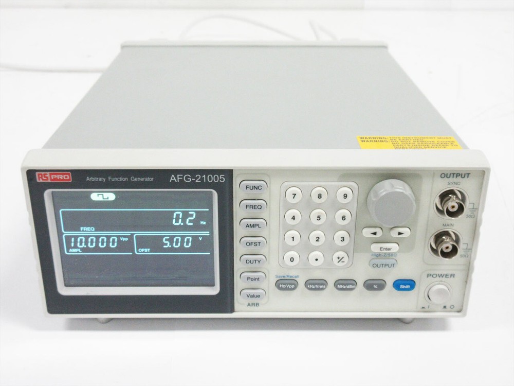 RS PRO AFG-21005 ARBITRARY FUNCTION GENERATOR 5 MHZ AFG21005 123-3529
