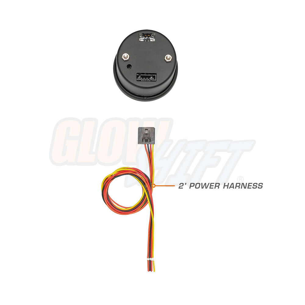 GlowShift 10 Color Digital Voltmeter Gauge
