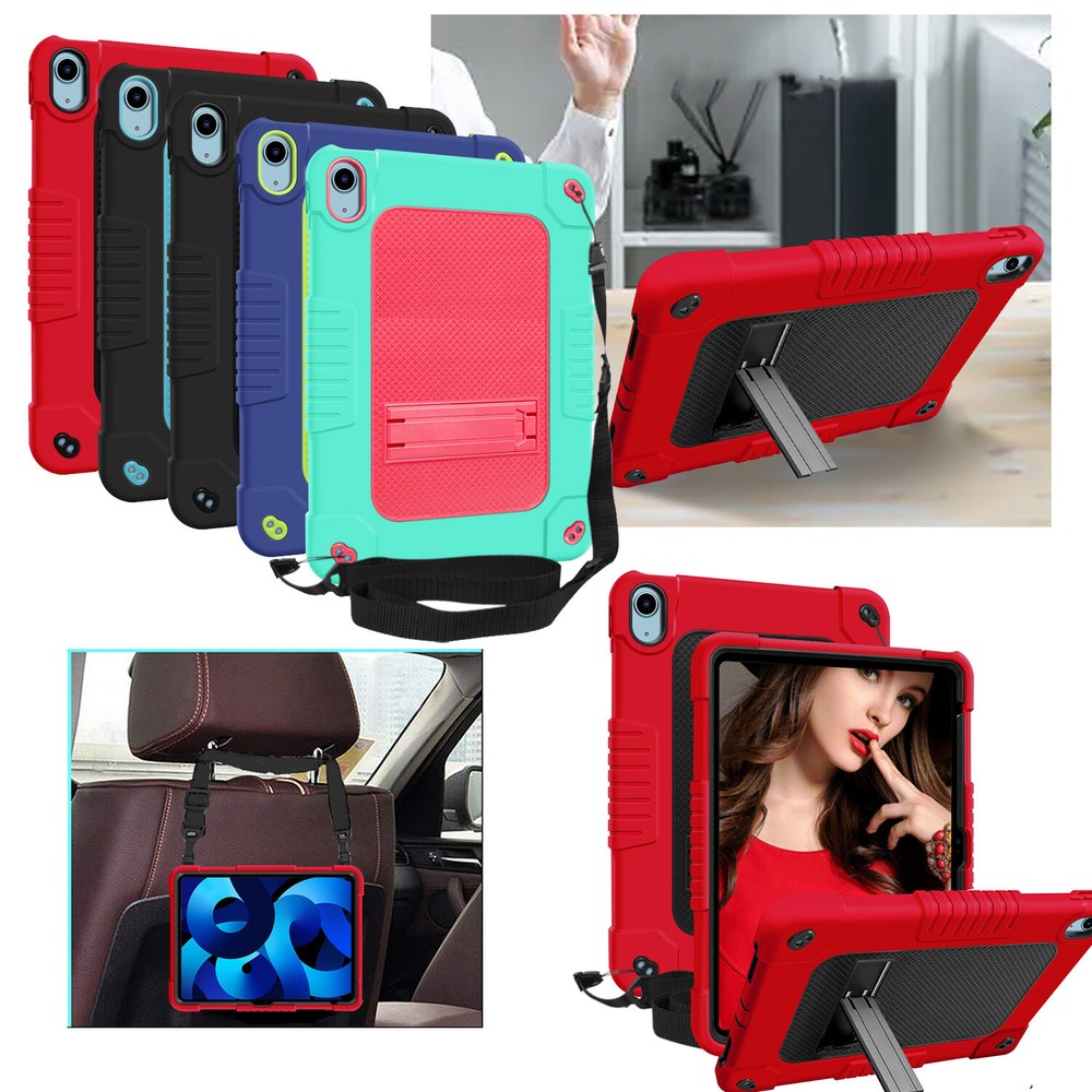 Shockproof Shoulder Straps Kids Case For iPad 10th Generation 10.9" 2022 Tablet