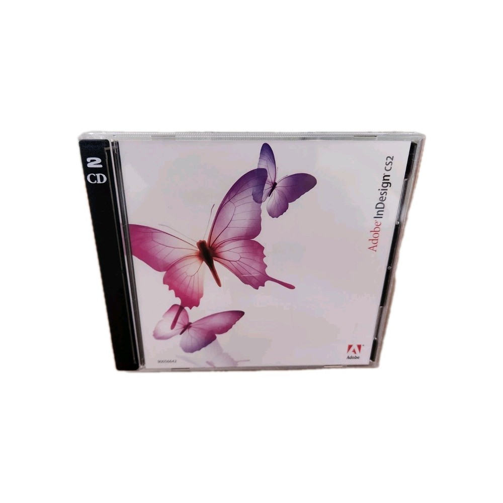 Adobe Indesign CS2 software Upgrade for Windows In Design w/ serial number READ