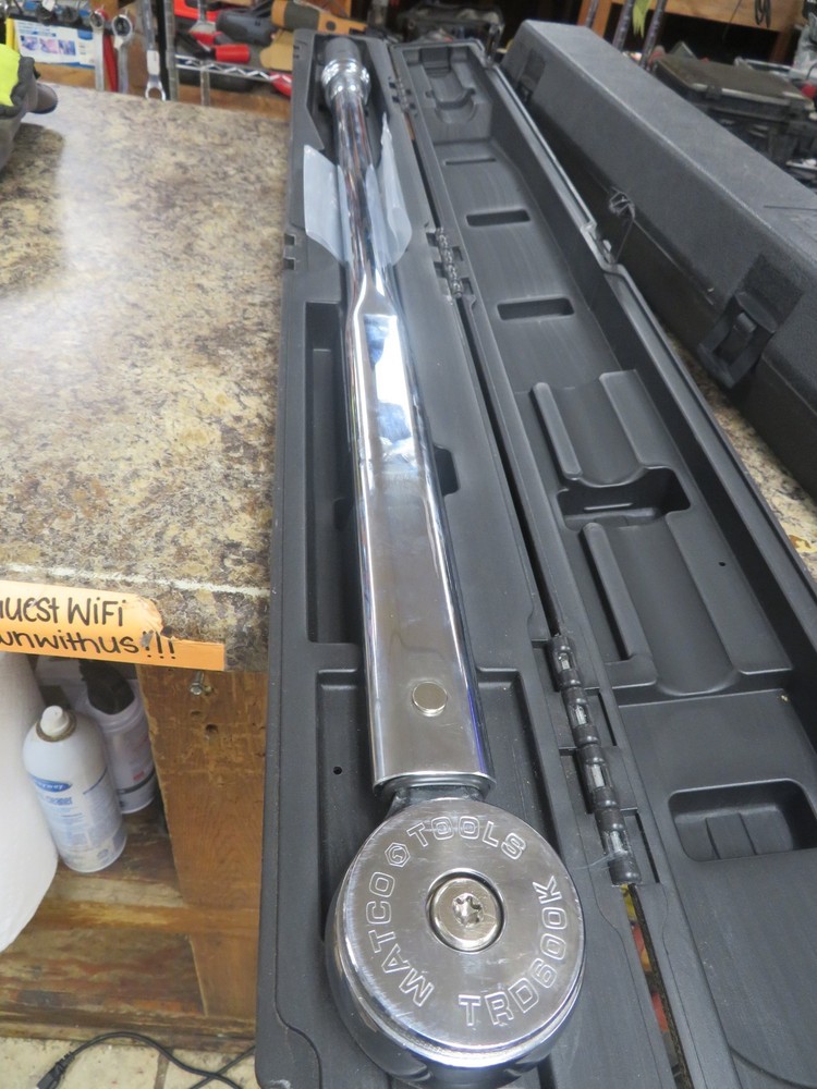 Matco Tools Torque Wrench 600ft lbs TRD600k
