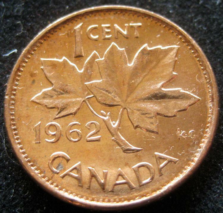 Canada Cent 1962 50 coin BU roll