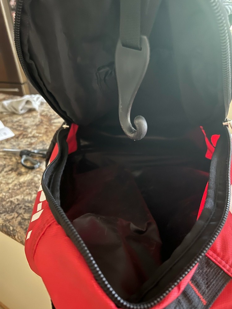 RIP-IT Player Baseball Softball Backpack - Softball Equipment Bag, Red