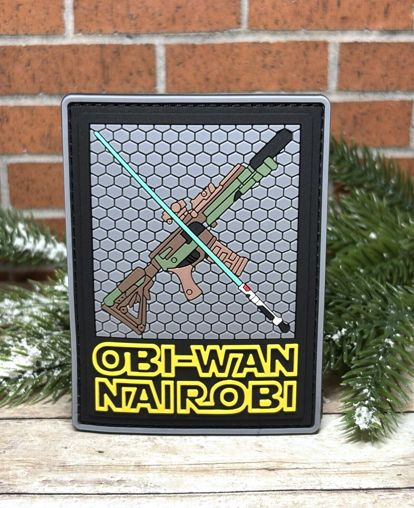 PVC Tactical Patch- Obi-Wan Nairobi Patch -  Morale Gun Assault Rifle Patch