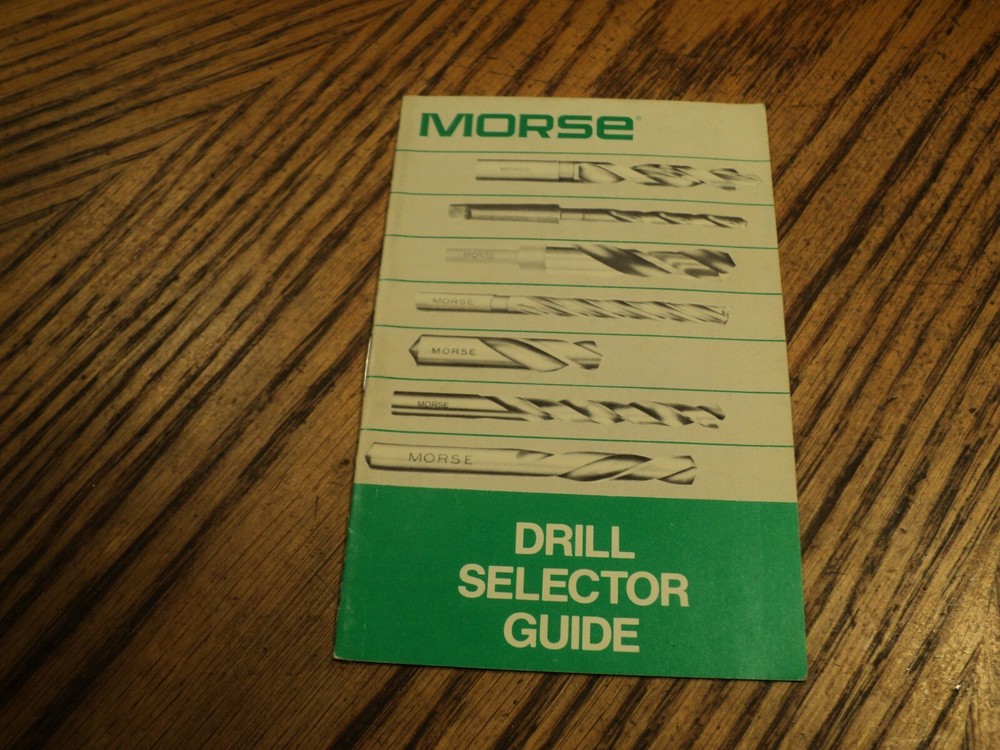 Vintage Morse Drill Selector Machining Tool