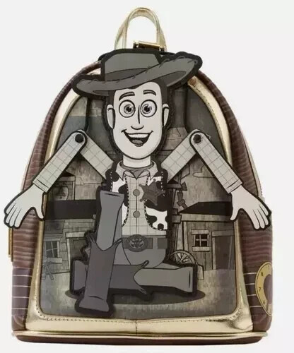 Loungefly Disney PIXAR Toy Story Woody Puppet Mini Backpack Toy Story NEW