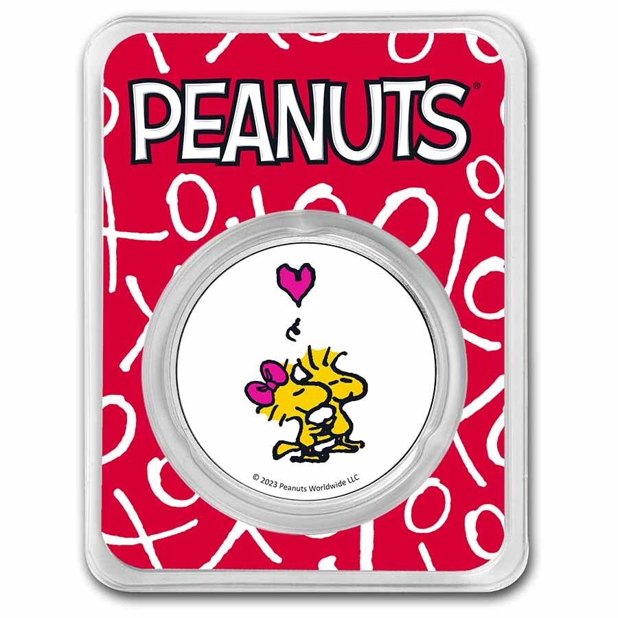 Peanuts® Woodstock Lovebirds 1 oz Color Silver