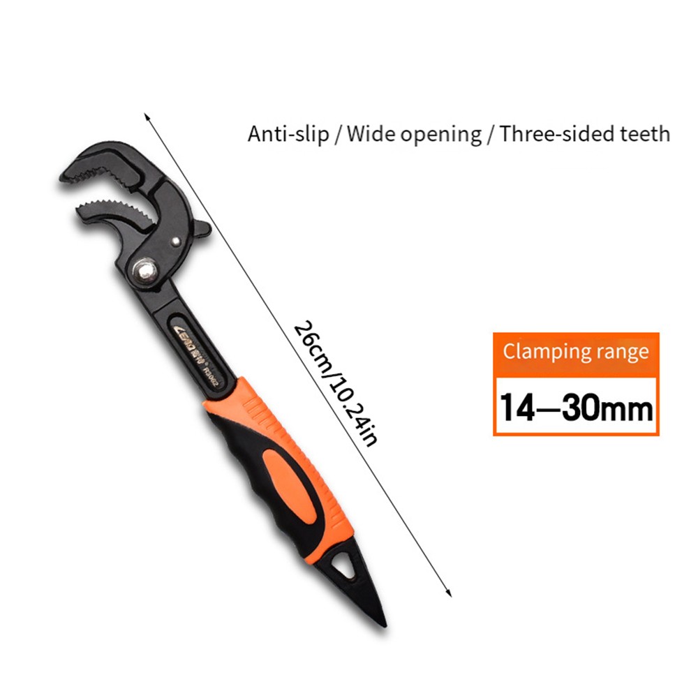 Pipe Wrench Self Adjusting Spanner Universal Wrench Set Multi-Functional ☾ ๑