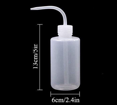 Plastic Squeeze Wash Bottles with Labels