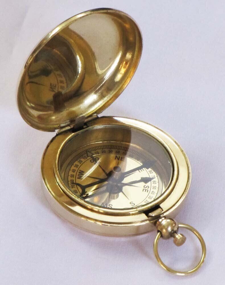 Maritime CompassNautical Push Button Directional Pocket compass Best Gift Item