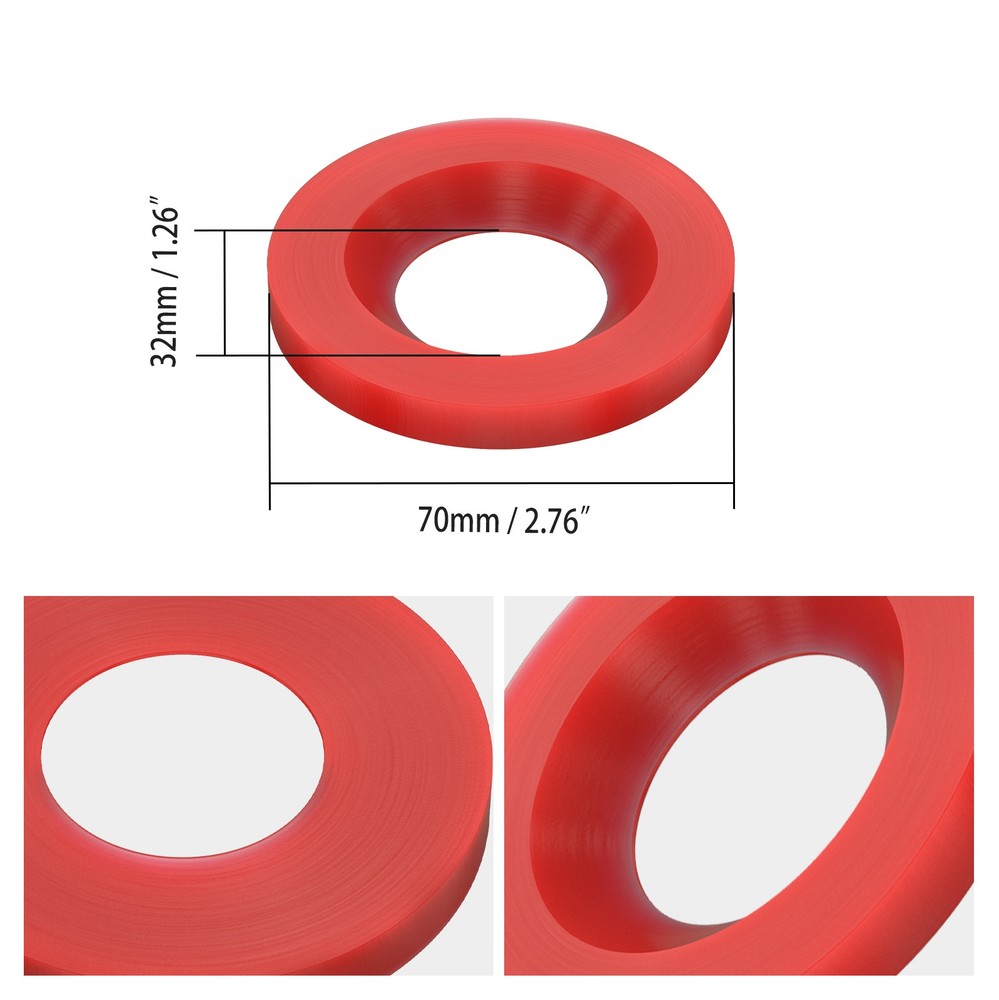 BEVINSEE Rear Trailing Arm Bushing Limiter Spacers For BMW E46 E36 Z4 E85 E86