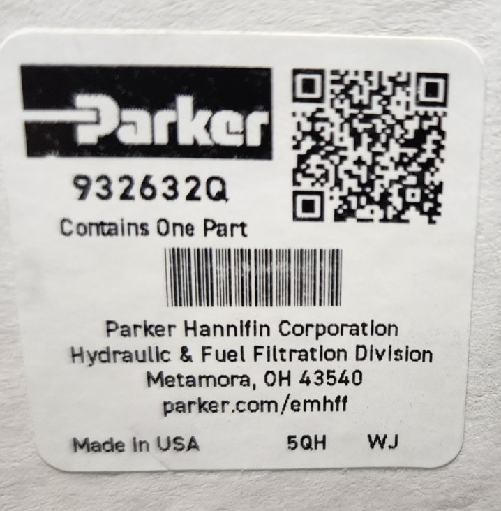 Parker 932632Q Hydraulic Oil Filter Element *PI