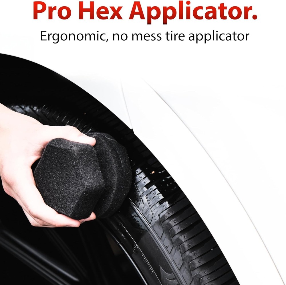 3-Pack Tire Dressing Applicators - Keep Yours Hands Clean During Detailing!