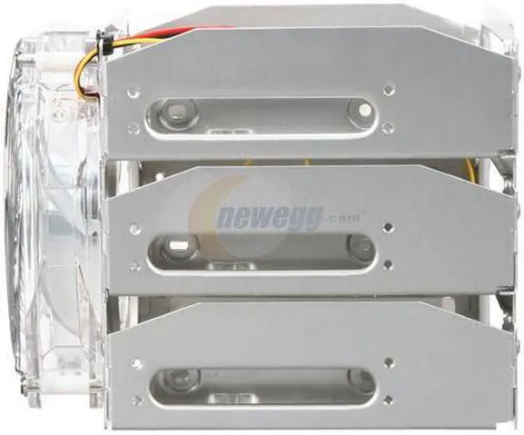 NEW THERMALTAKE iCage A2309 3-Bay HDD/SATA/SSD Drive Cage w/120mm Blue LED Fan