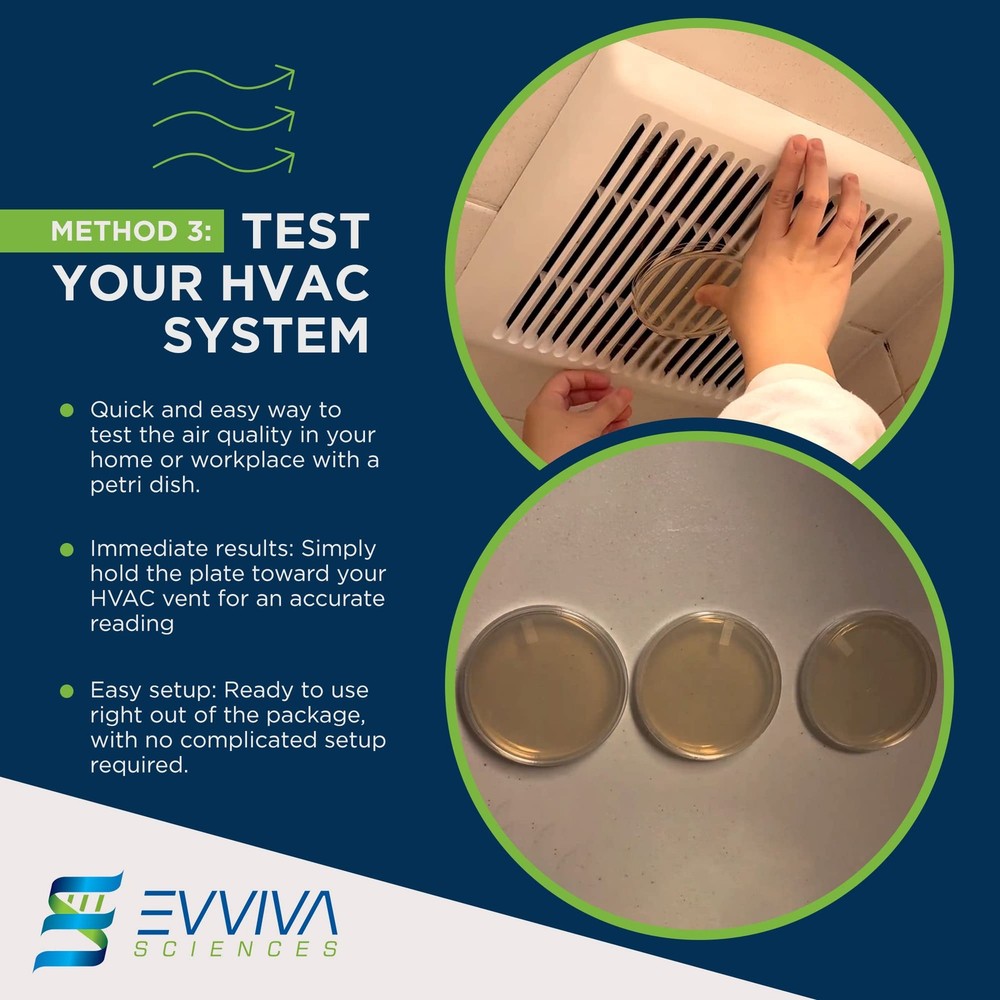 Evviva Sciences Mold Test Kit for Home - 5 Simple Detection Tests w/Optional...