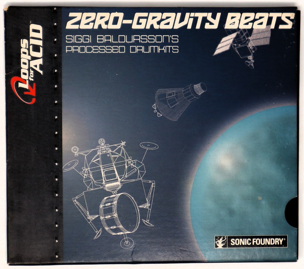 Sonic Foundry Zero-Gravity Loops For Acid Sample/Sound Library/Sampling CD