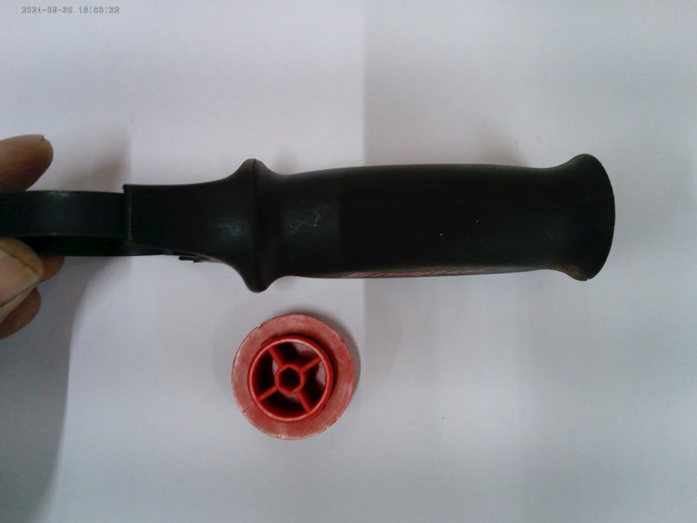 Snap-on Cordless Drill Auxiliary Handle Black/Red USA REMOVABLE CAP STORAGE BIN