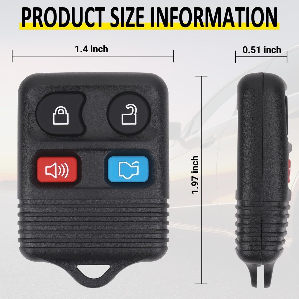 Keyless Entry Remote Key Fob Compatible with Ford Escape Explorer Expedition