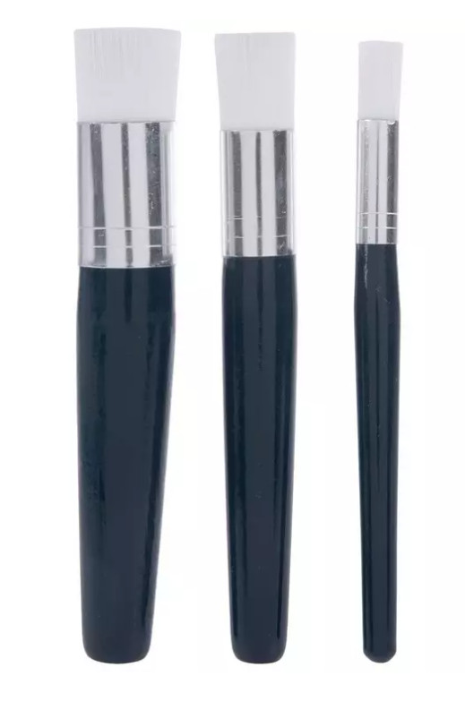 Stencil Brushes - 3 Piece Set New Paint Crafts