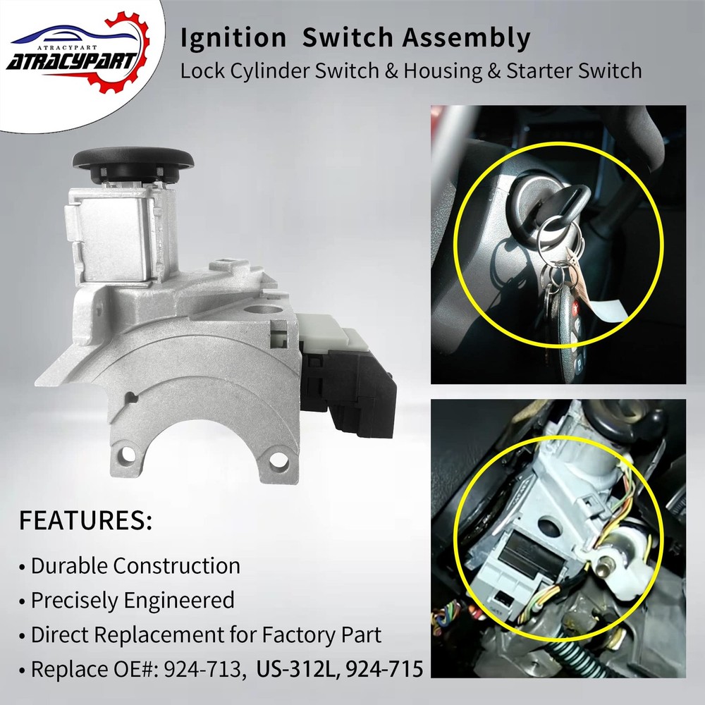 Ignition Assembly | Lock Cylinder Switch & Housing Complete