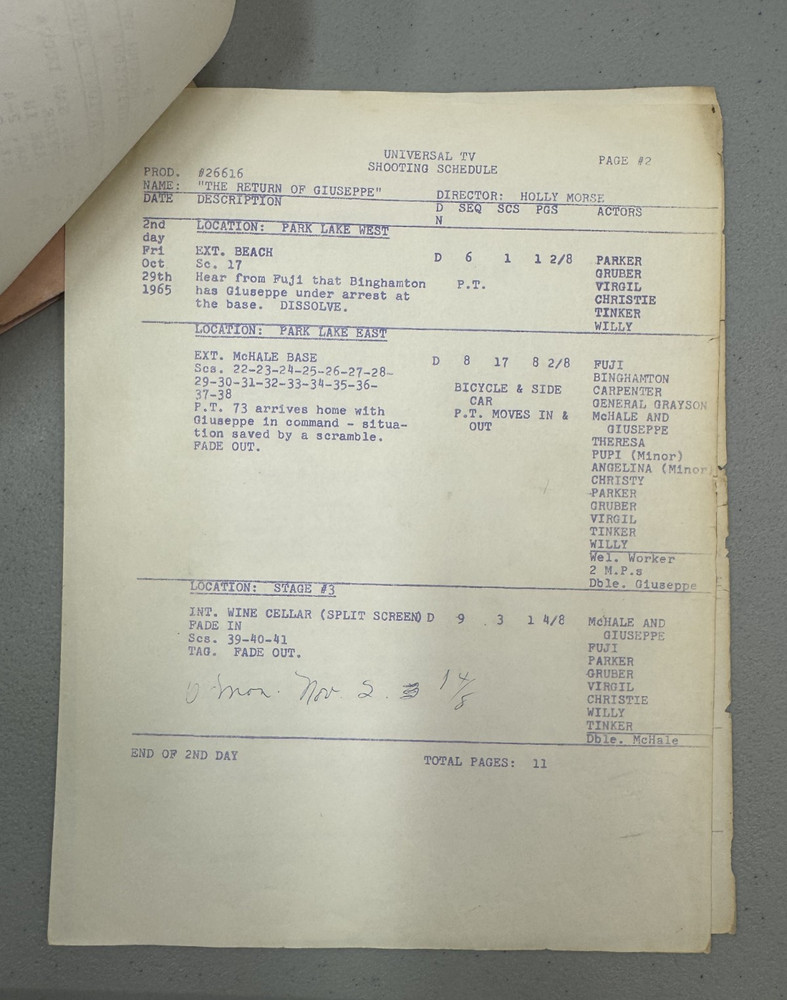 McHale's Navy Tv Show Script 1965