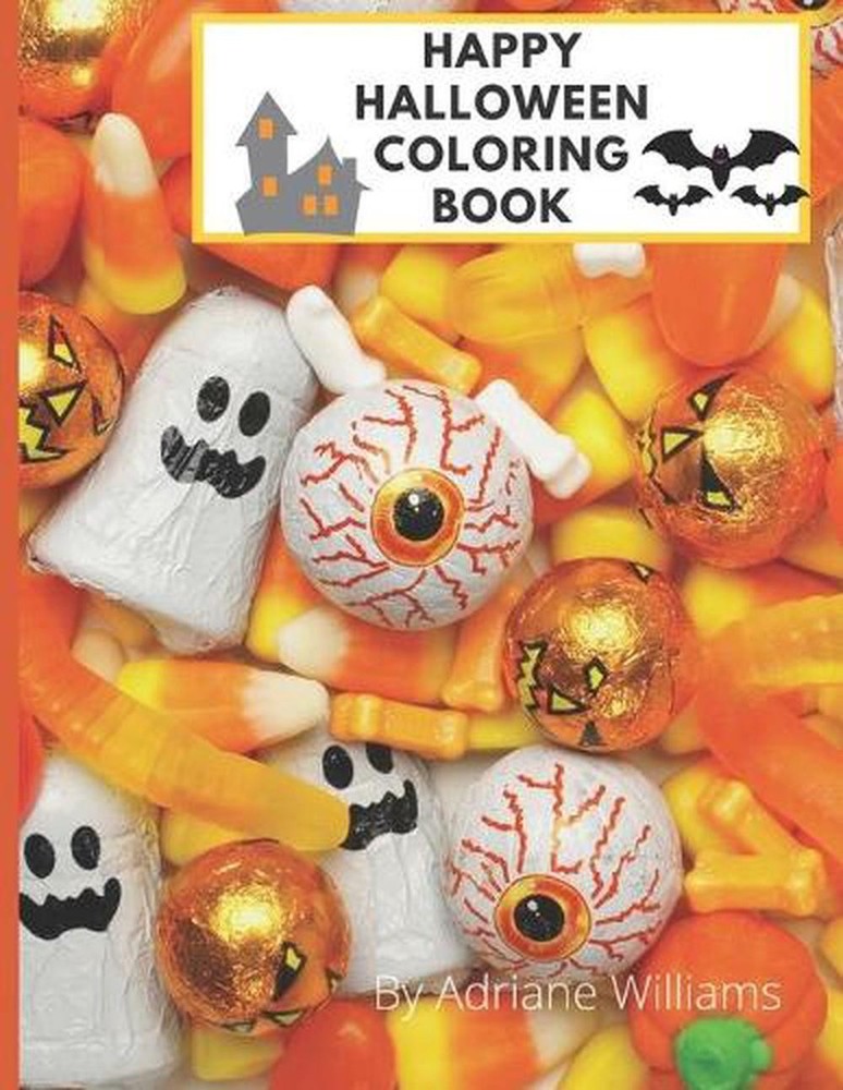 Happy Halloween Coloring Book