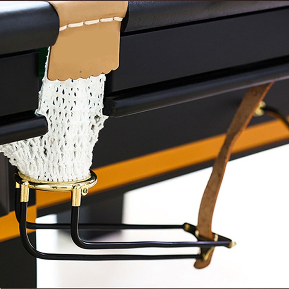 6pcs Standard Snooker Billiard Table Solid Empire Rail With Net Pockets Set