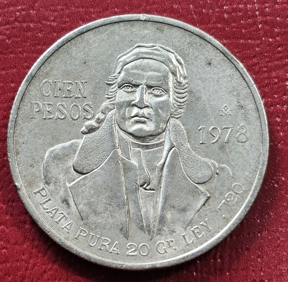 1978 Mexico Silver 100 Pesos