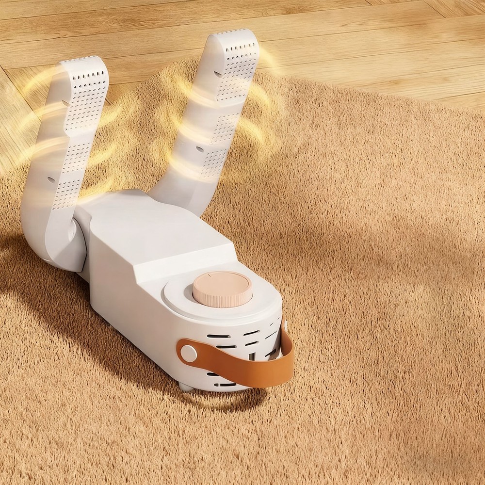 Portable Boot & Shoe Dryer Warmer - Foldable Fast Drying Device With Timer For