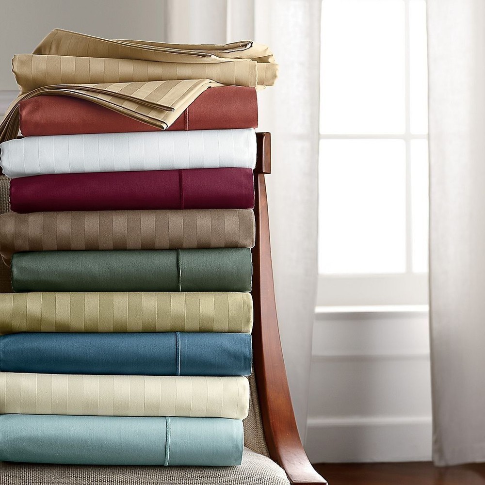 Cal King Size - Flat/Fitted/Sheet Set/Pillowcase - 800 TC Egyptian Cotton