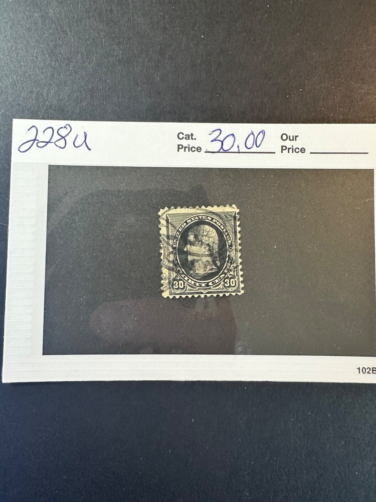 Scott #228  2024 Scott Catalogue Value $ 30.00