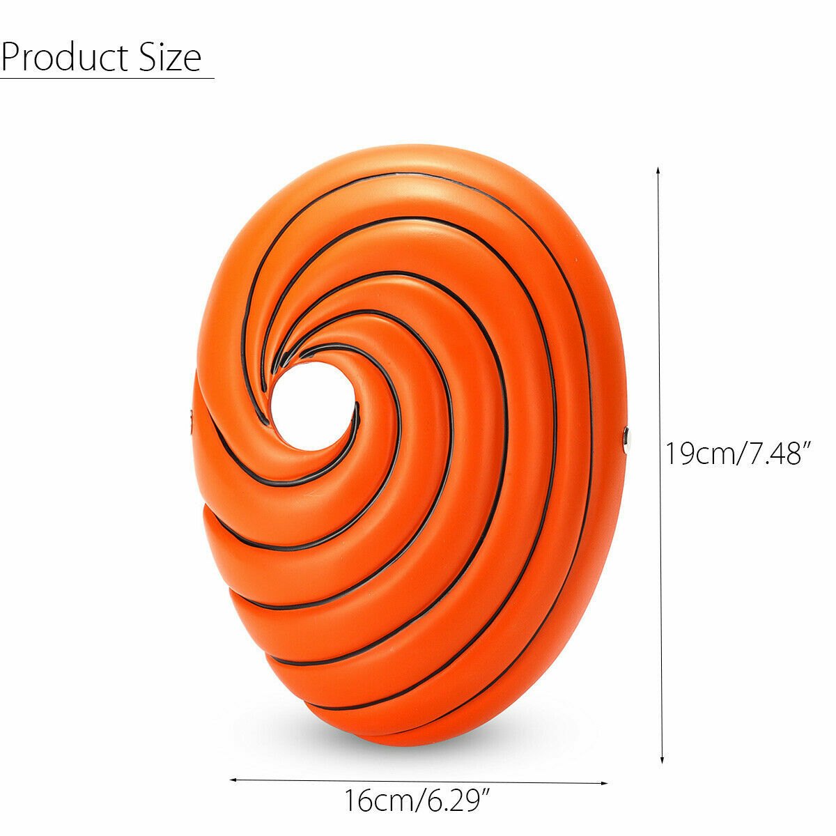 Naruto Akatsuki Tobi Uchiha Obito Robe Cloak Coat + Resin Mask Cosplay Costume